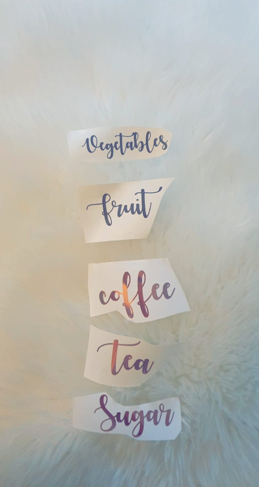 Custom label stickers