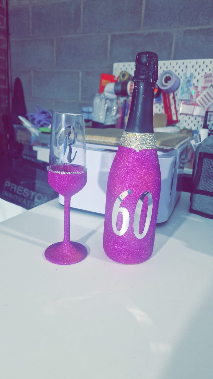 Glitter Alcohol Bottles | Bling Champagne & Spirits