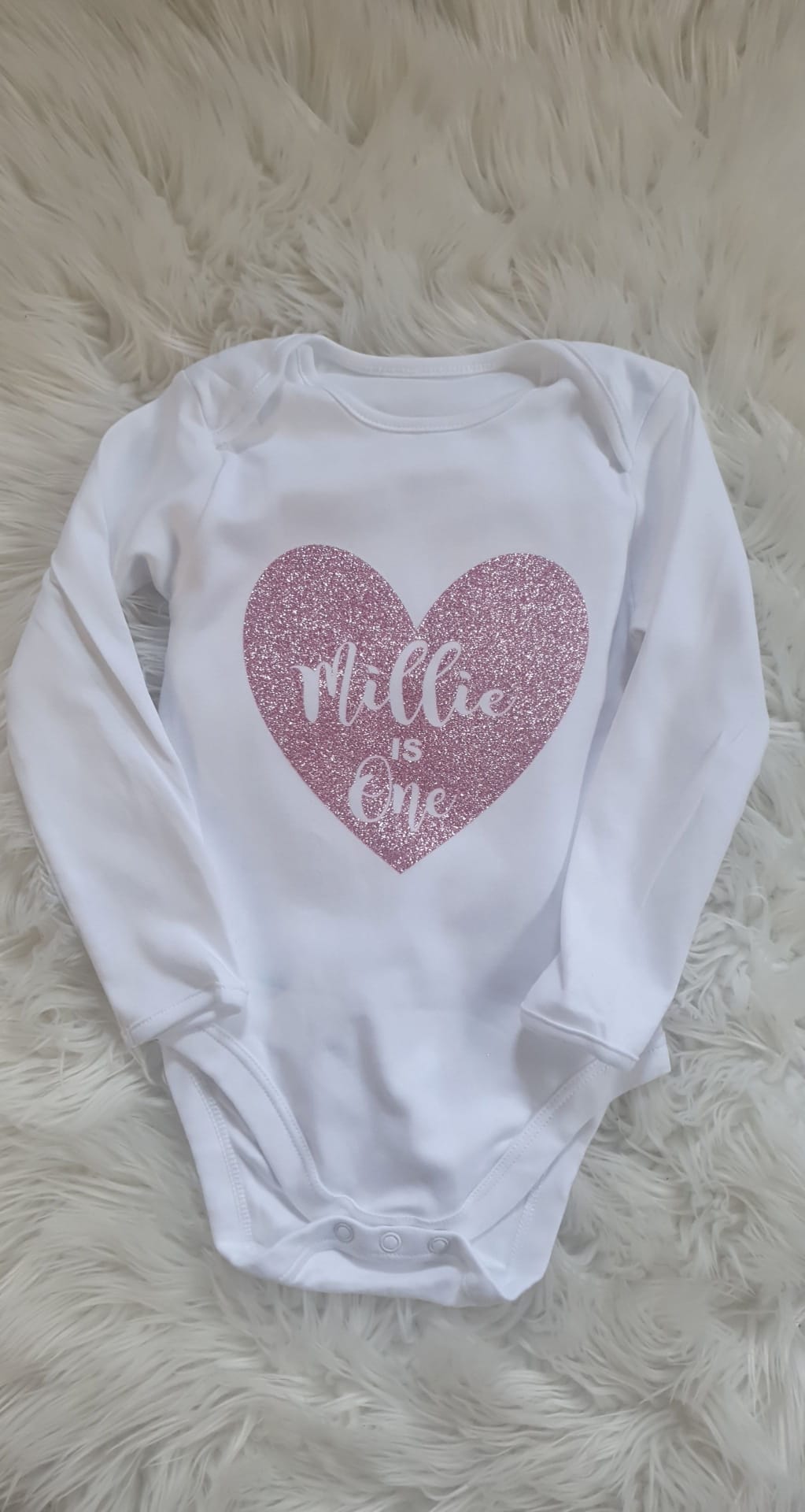 Personalised baby vest