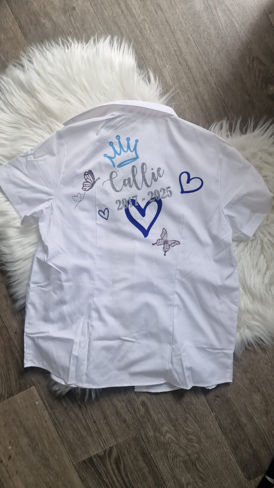 Personalised School Leavers Blouse Shirt Polo
