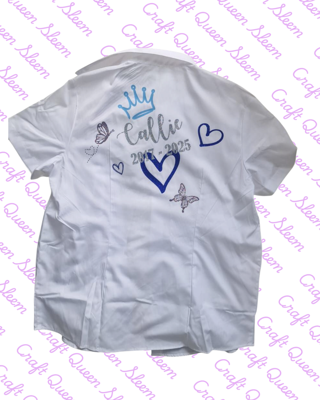 Personalised School Leavers Blouse Shirt Polo