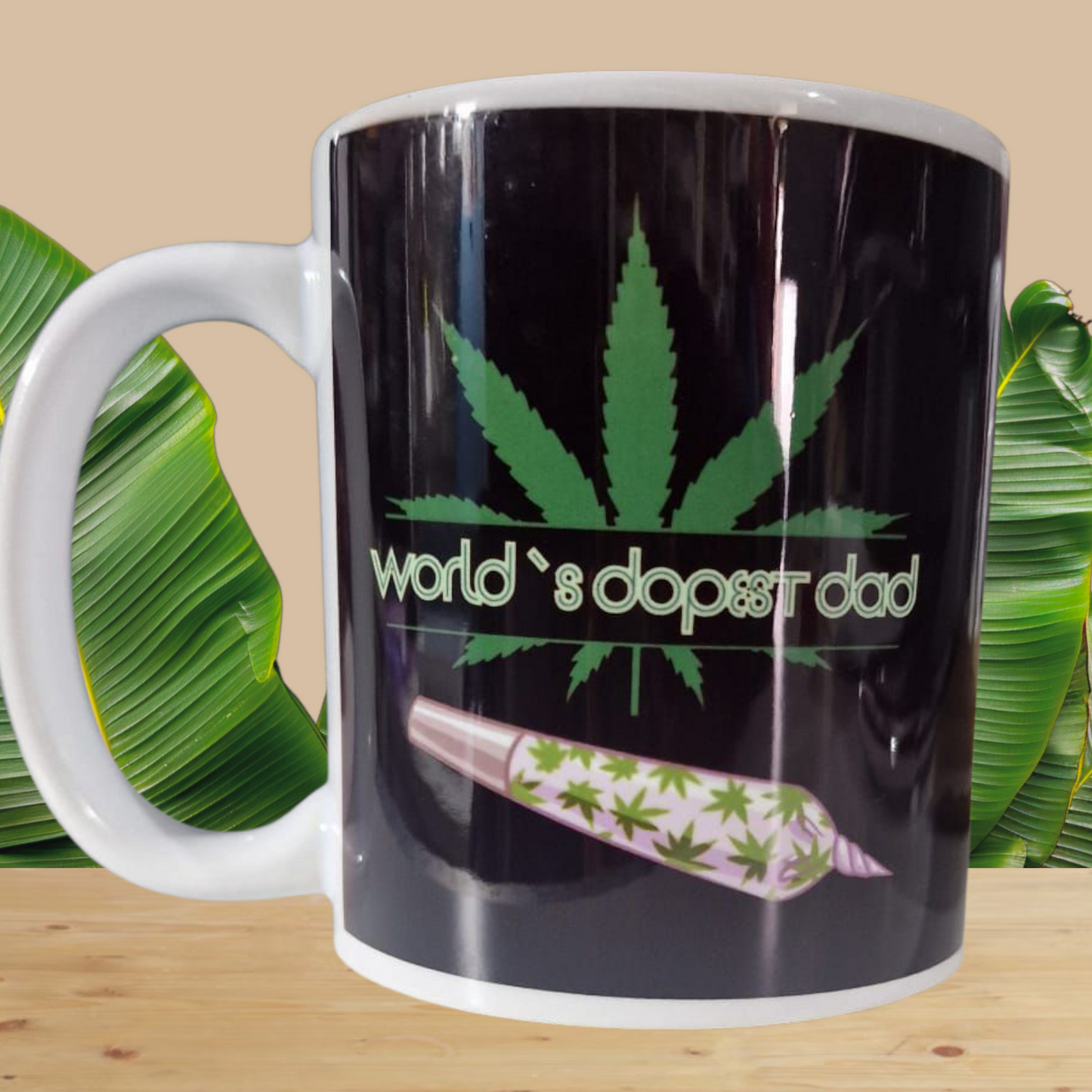 World's Dopest Dad 11oz Mug - 420 - Birthday - Father's day