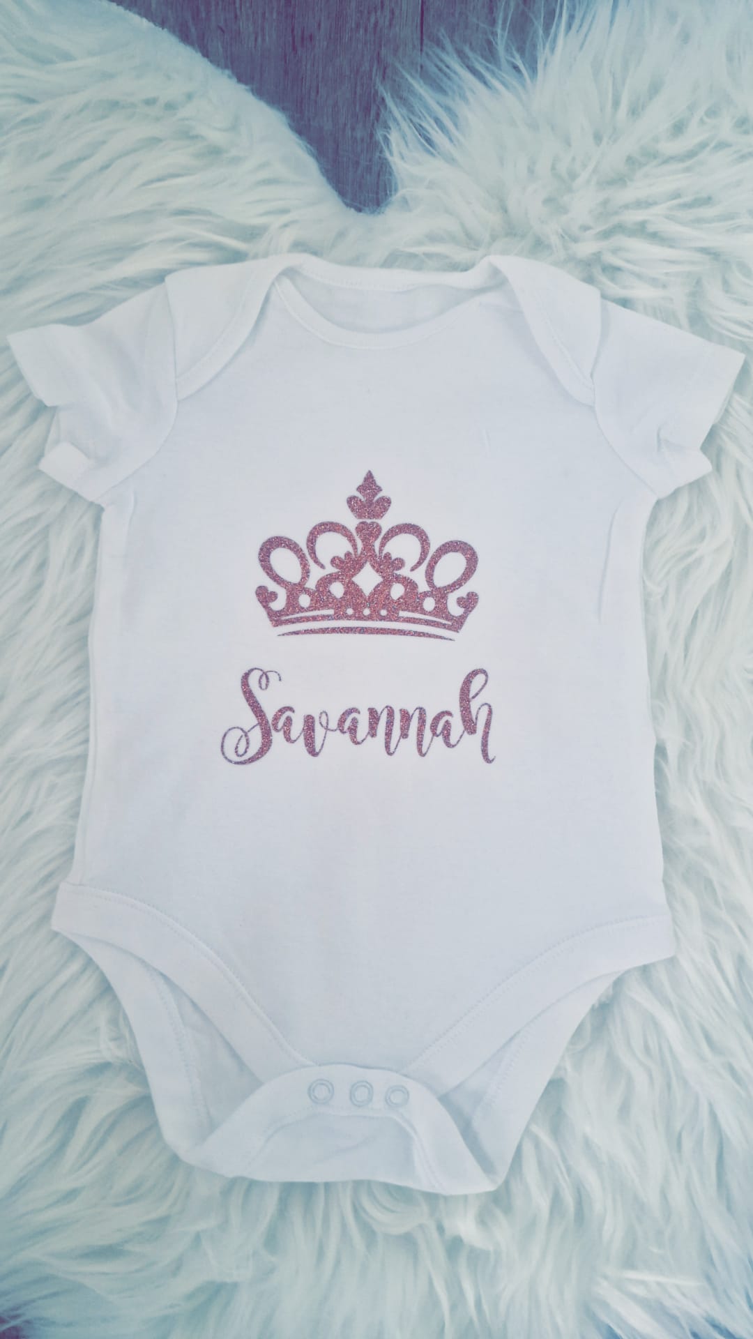 Personalised baby vest