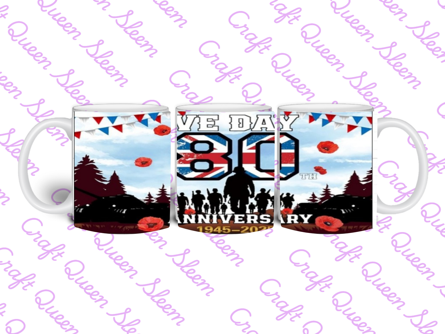 VE Day 80th Anniversary 11oz Ceramic Mug