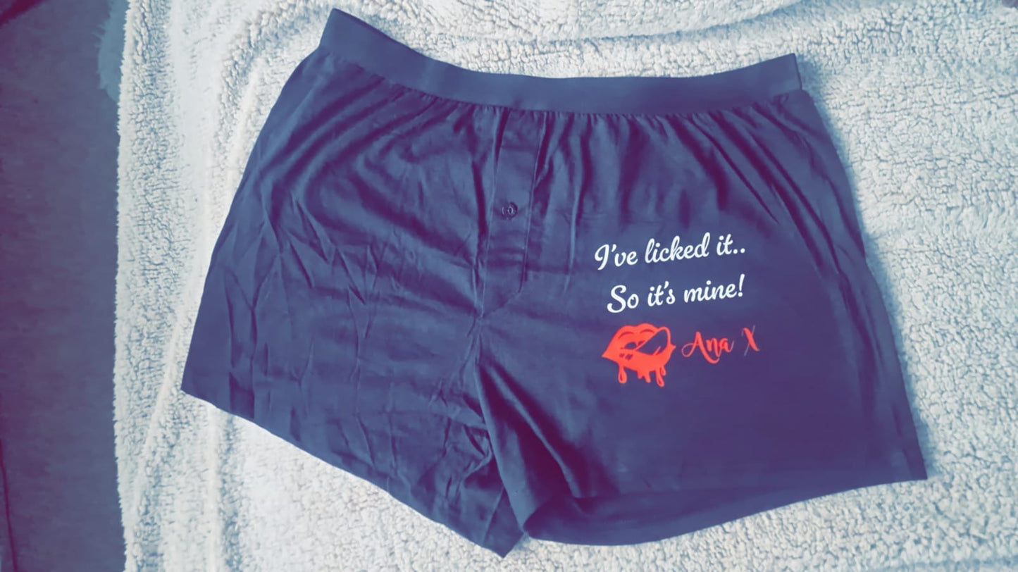 Personalised Funny Boxers | Custom Name & Message Boxer Shorts