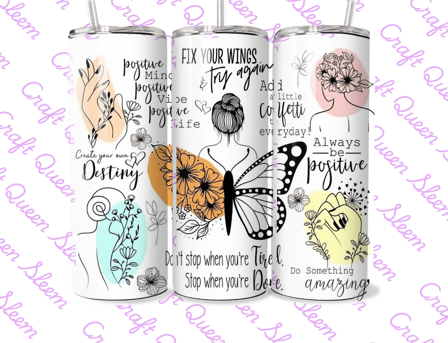 Positive Motivational 20oz Tumbler