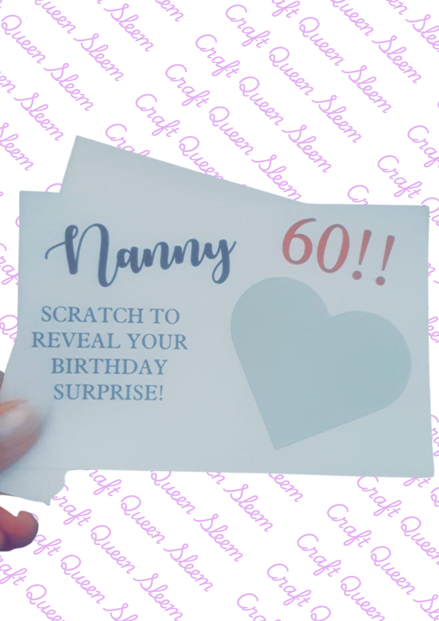 Surprise Custom Gift Scratch card - Special Occasion
