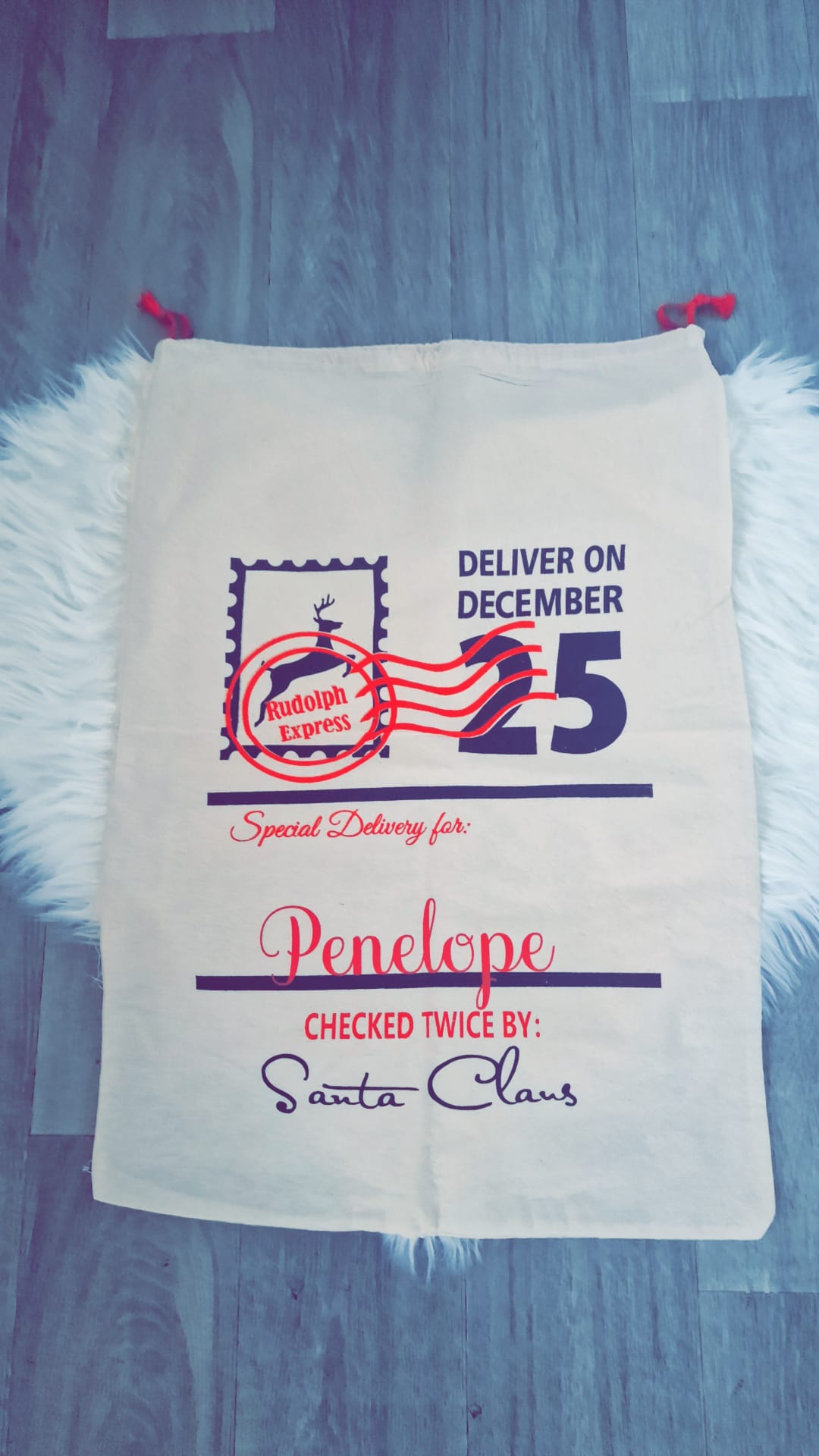 Personalised Christmas Santa Sacks Decorations