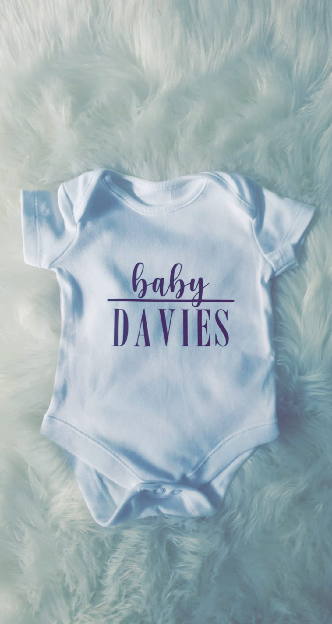 Personalised family name vest