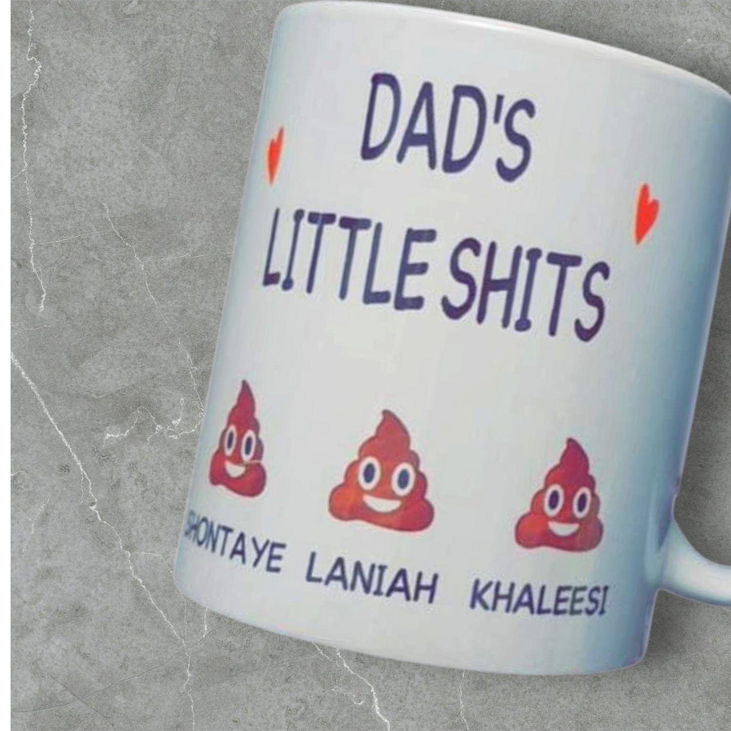 Daddy Dads Little Shits 11oz Ceramic Mug- Father's Day