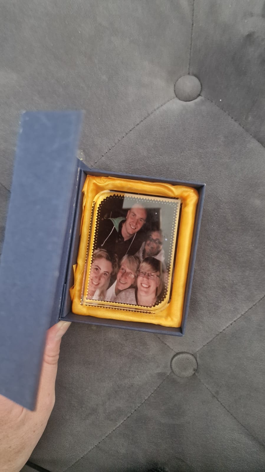 Personalised Glass Photo Block