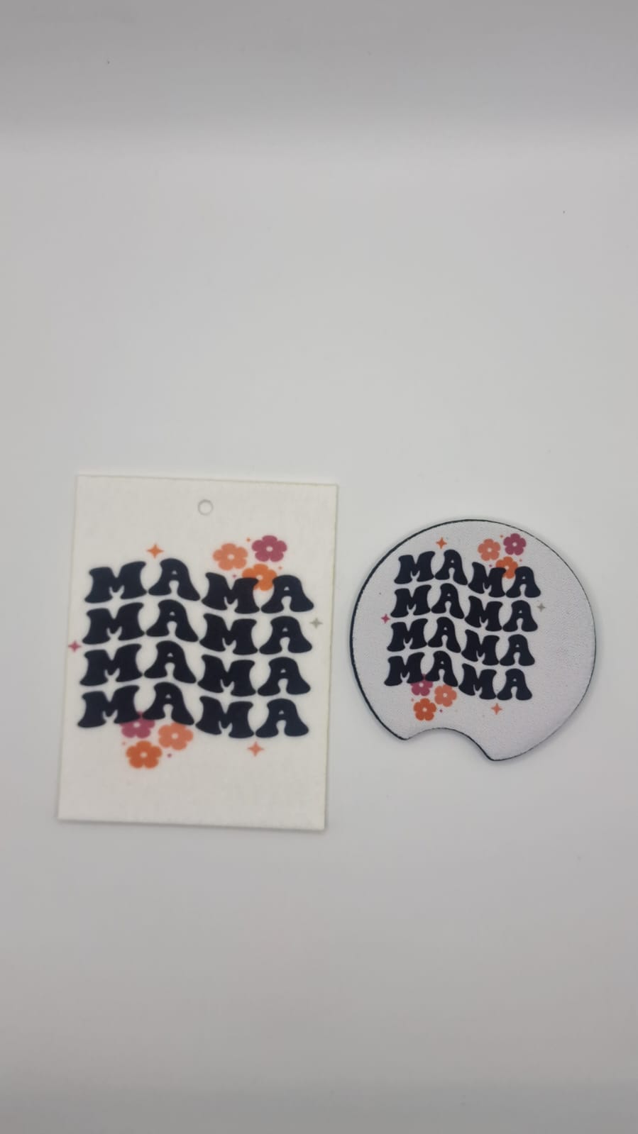 Girly Cute Funny Car Coasters (2 pack) + Air Freshener