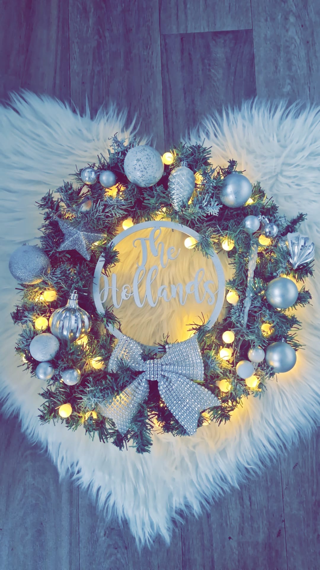 Personalised Custom Christmas Wreath