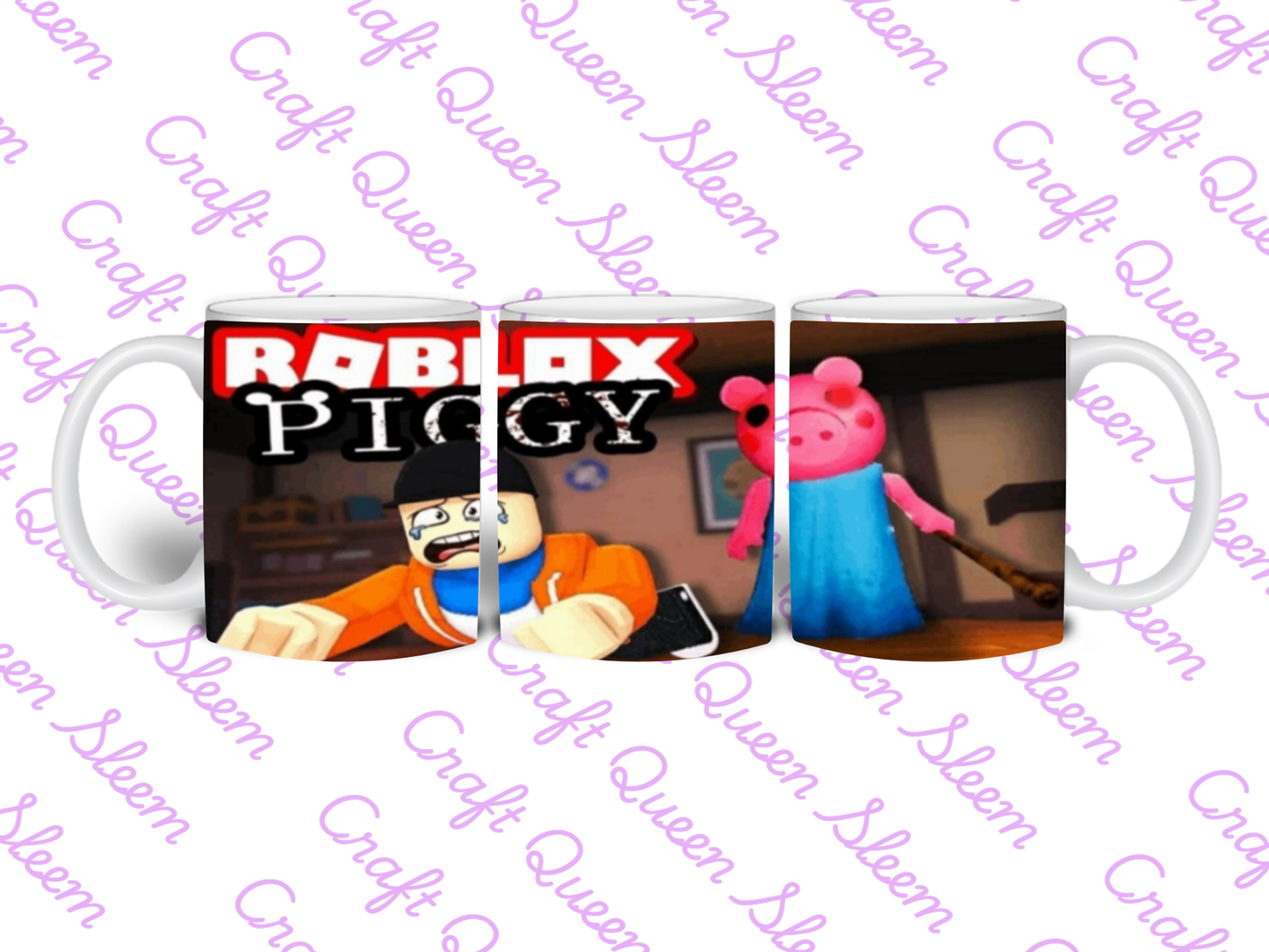 Game Horror Pig Mug | Gamer Kids Scary Cup