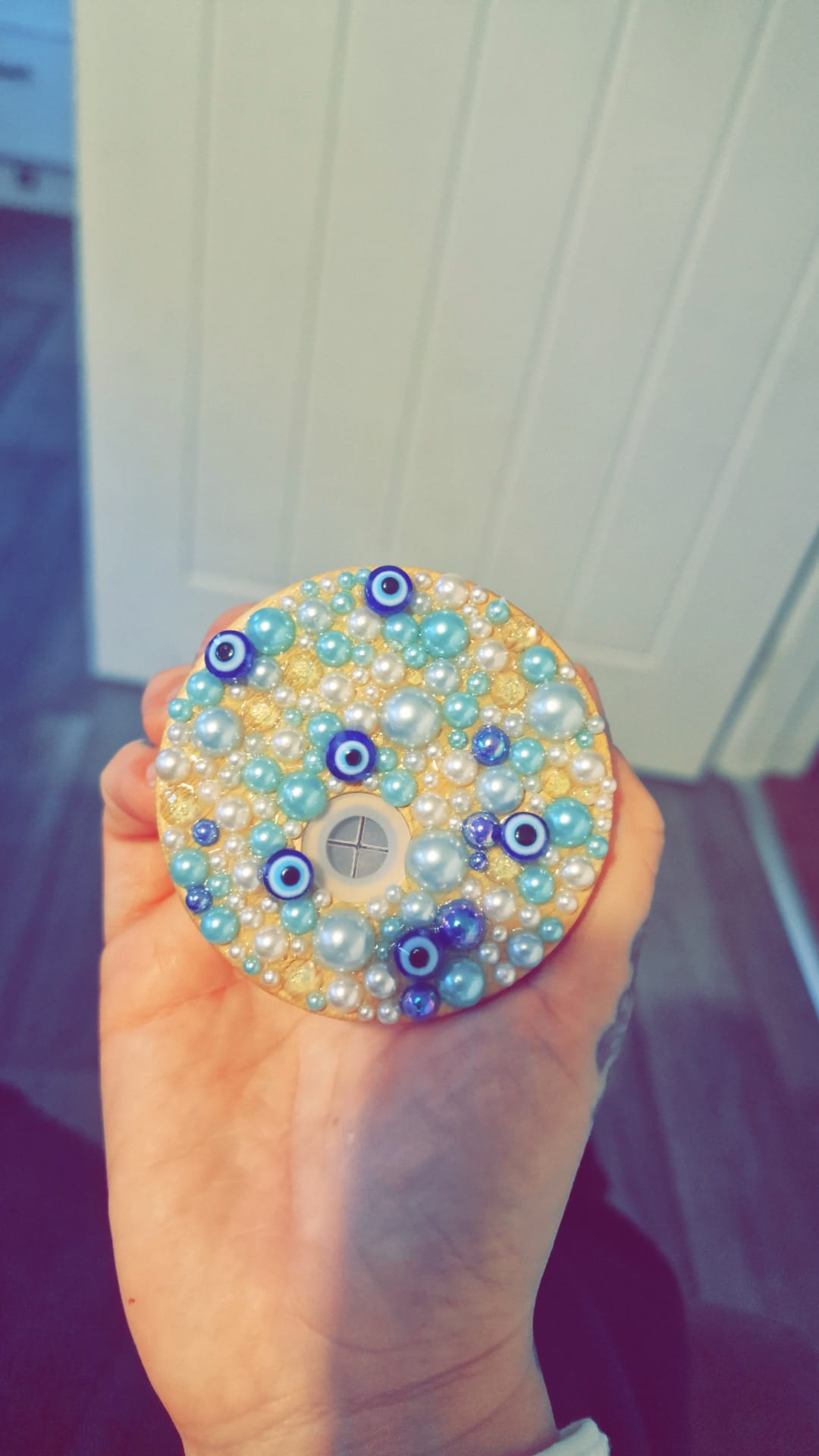 16oz gem stone lid