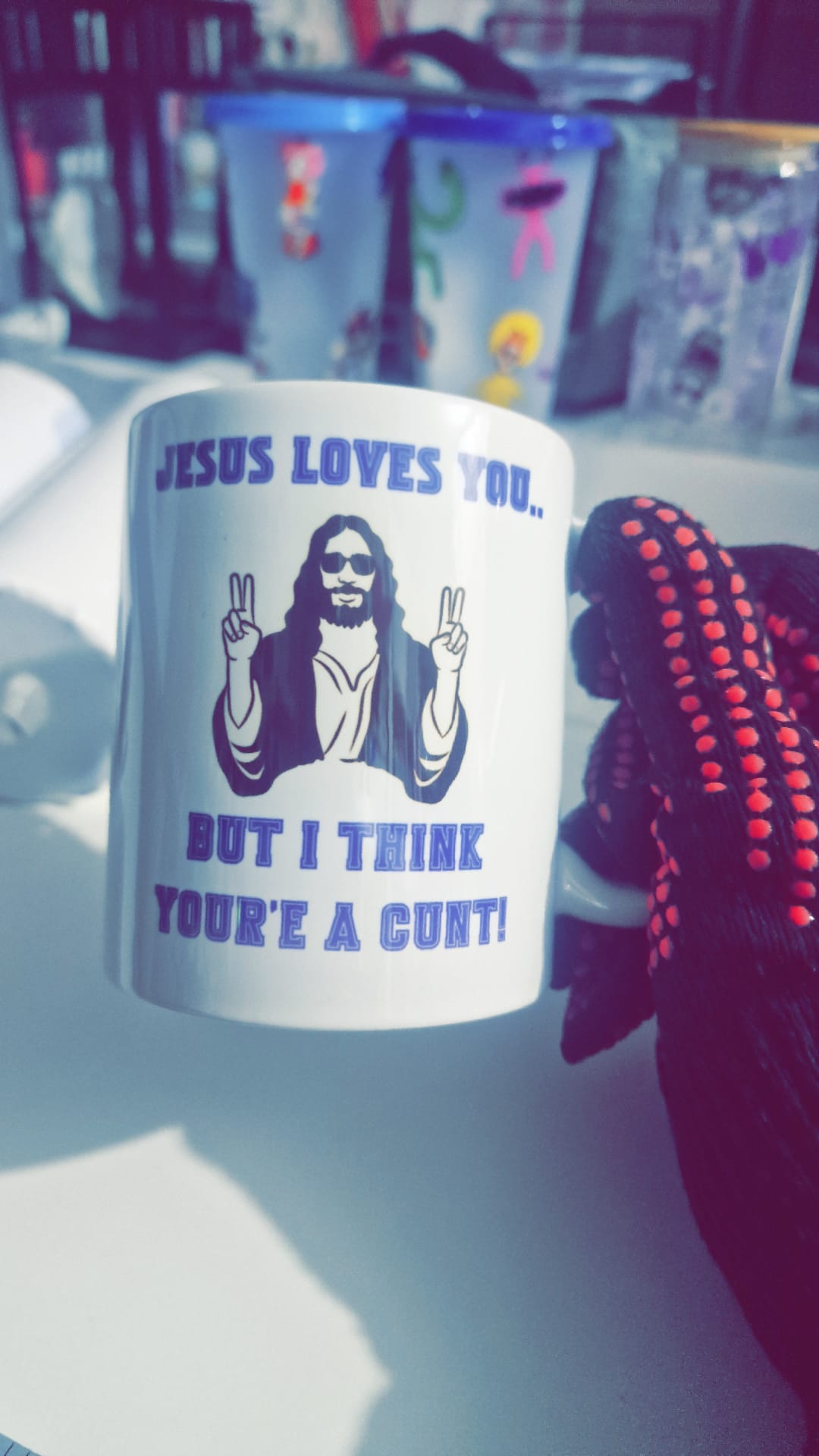 Jesus Loves You… But I Think You’re a C*nt Funny Mug