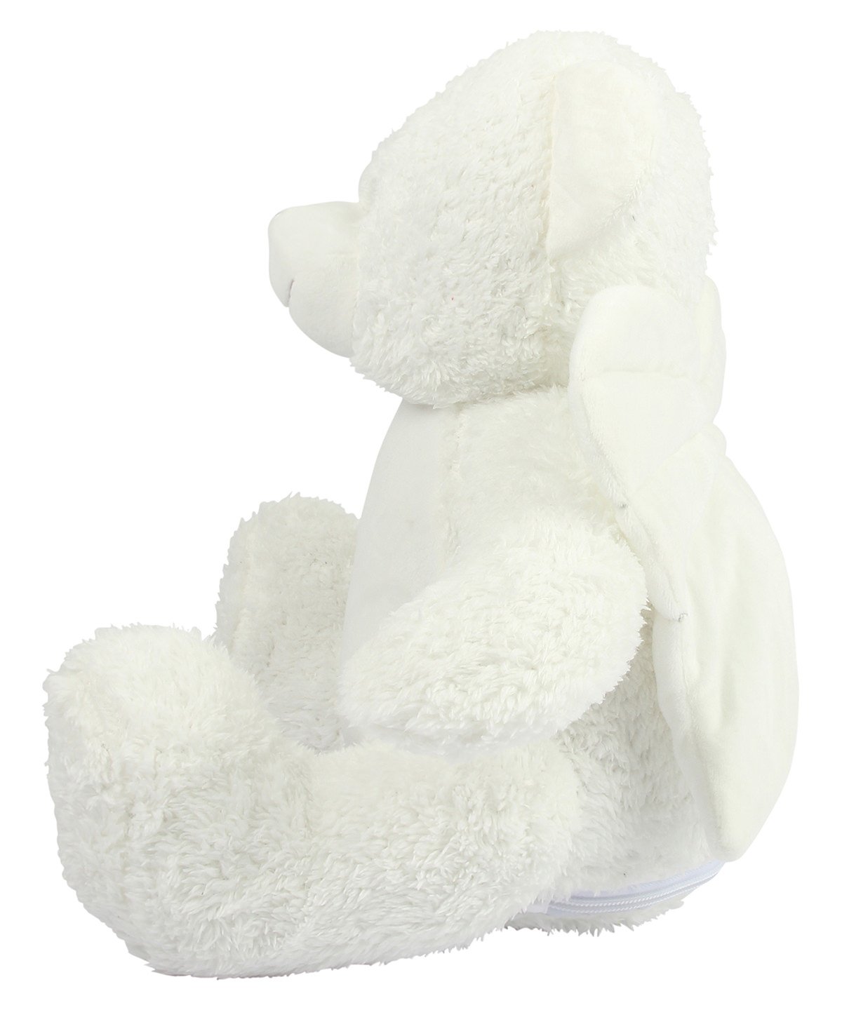 Memorial Keepsake Angel Bear With Wings - Personalised- Photo - Text -Large