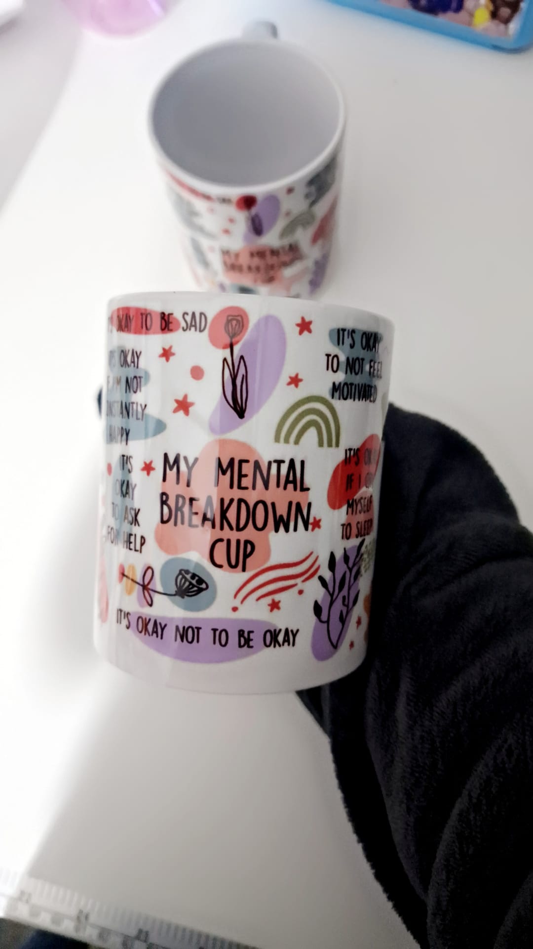 Mental health breakdown mug cup 11oz