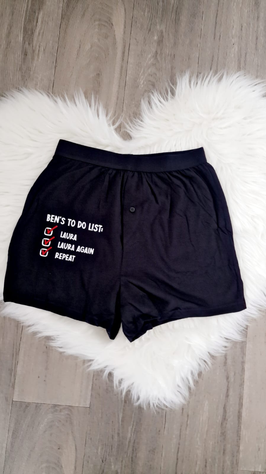 Boxer shorts - to do list...