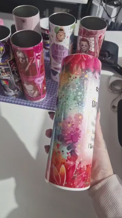 Recipe for a Special Nana 20oz Tumbler | Floral Nana Gift Cup