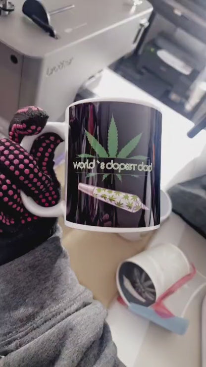 World’s Best Dad Mug | Funny Weed Dad Coffee Cup