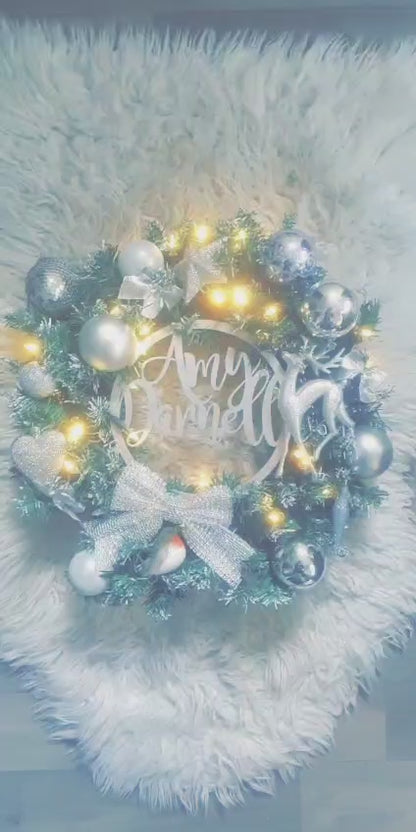 Personalised Custom Christmas Wreath