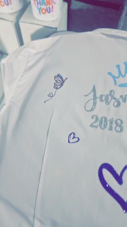 Personalised School Leavers Signing Shirt | Autograph Memory Tee