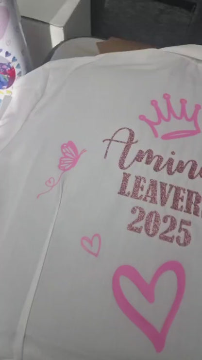 Personalised School Leavers Signing Shirt | Autograph Memory Tee