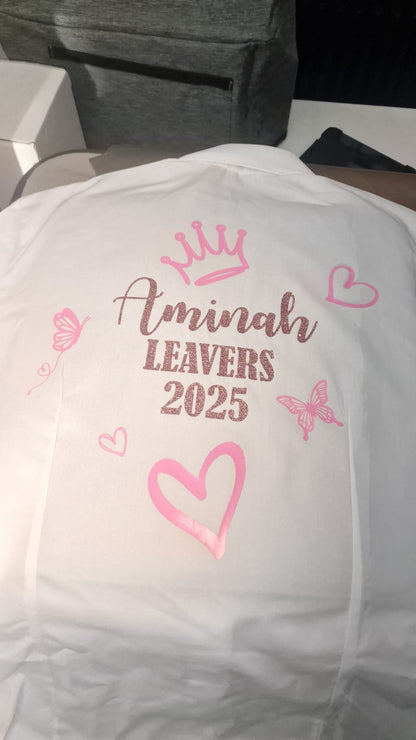 Personalised School Leavers Signing Shirt | Autograph Memory Tee