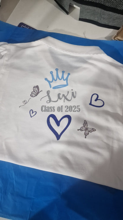 Personalised School Leavers Signing Shirt | Autograph Memory Tee