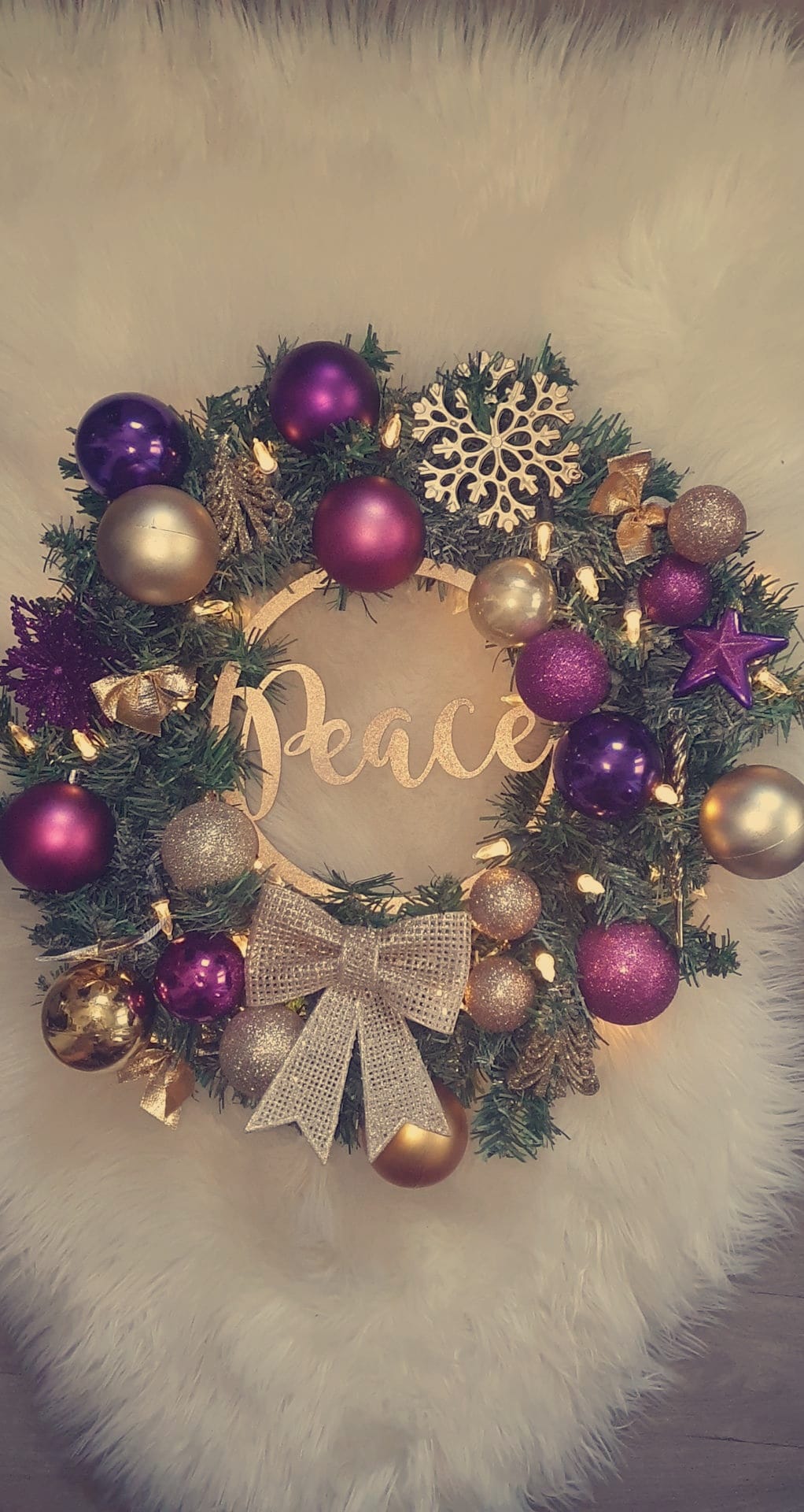 Personalised Custom Christmas Wreath