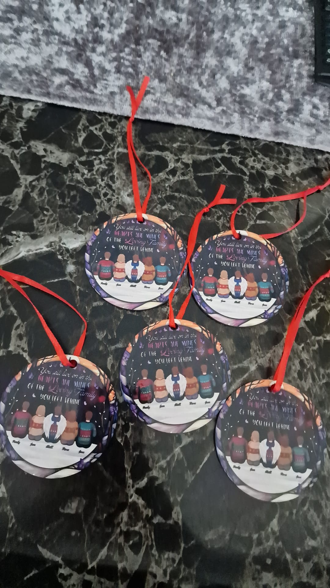 Personalised Photo Christmas Bauble – Custom Christmas Tree Decoration