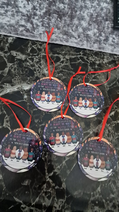 Personalised Photo Christmas Bauble – Custom Christmas Tree Decoration