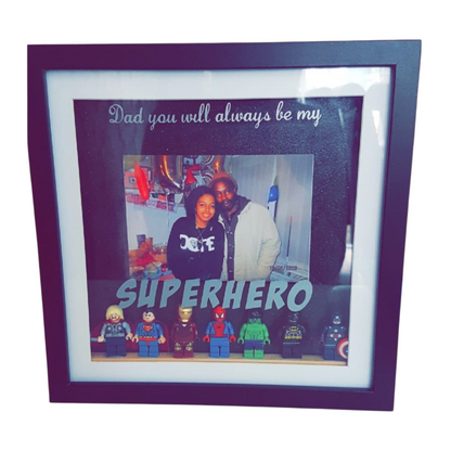 Personalised Dad Superhero Photo Frame