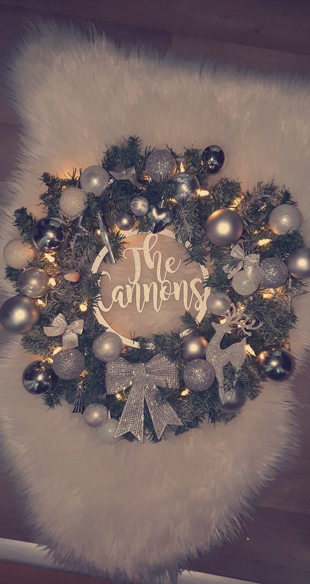 Personalised Custom Christmas Wreath