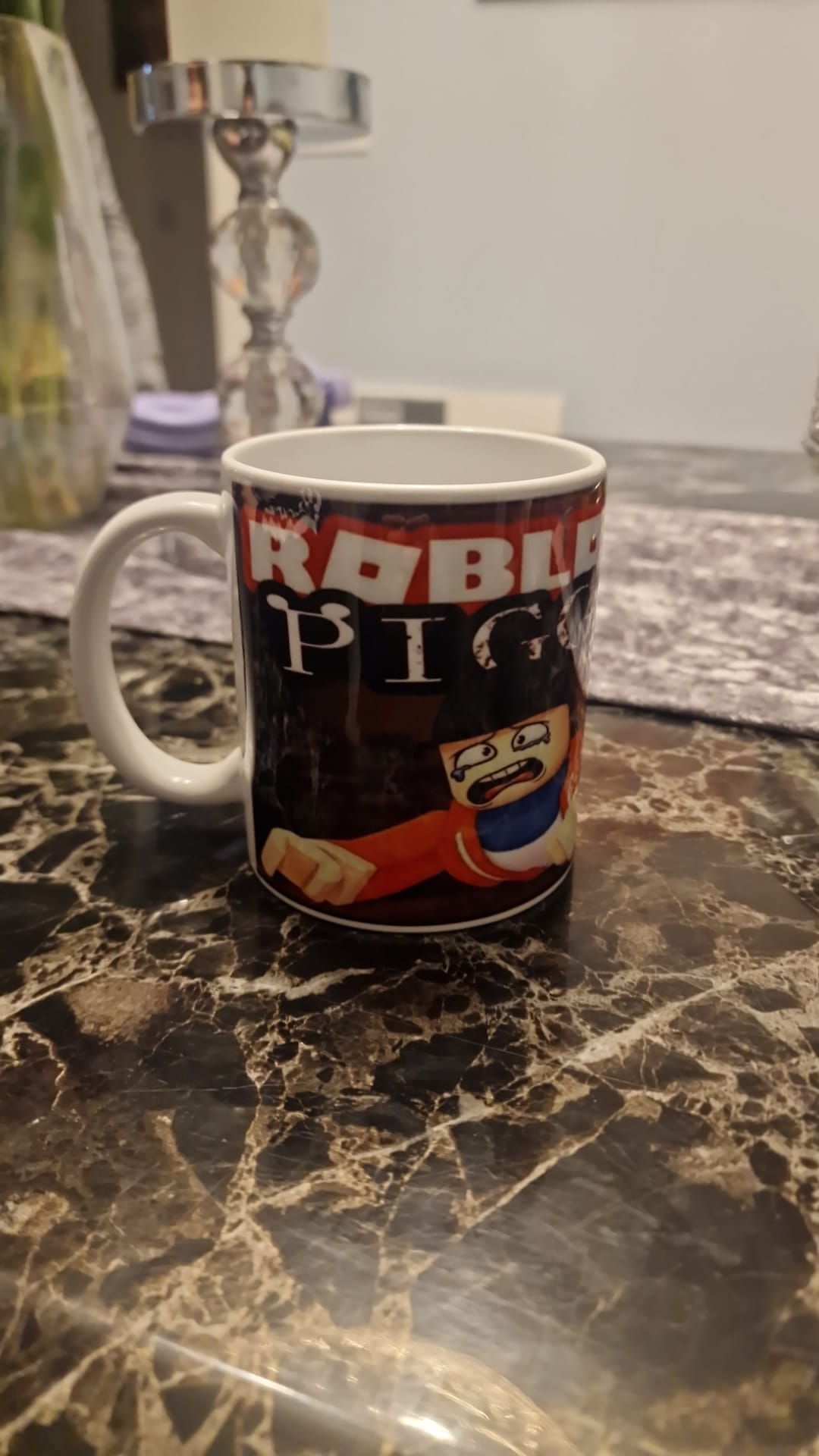 Roblox Piggy Inspired Mug | Gamer Coffee Cup | Cute & Fun Gift for Kids and Fans | Gamer Merch