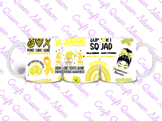 Endometriosis Awareness 11oz Ceramic Mug