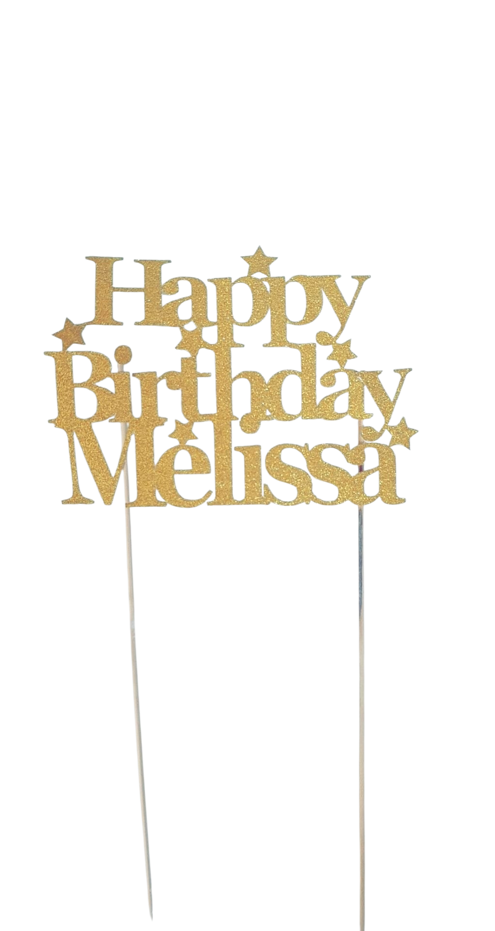 Custom Birthday Cake Topper | Personalised Name & Age Cake Decoration