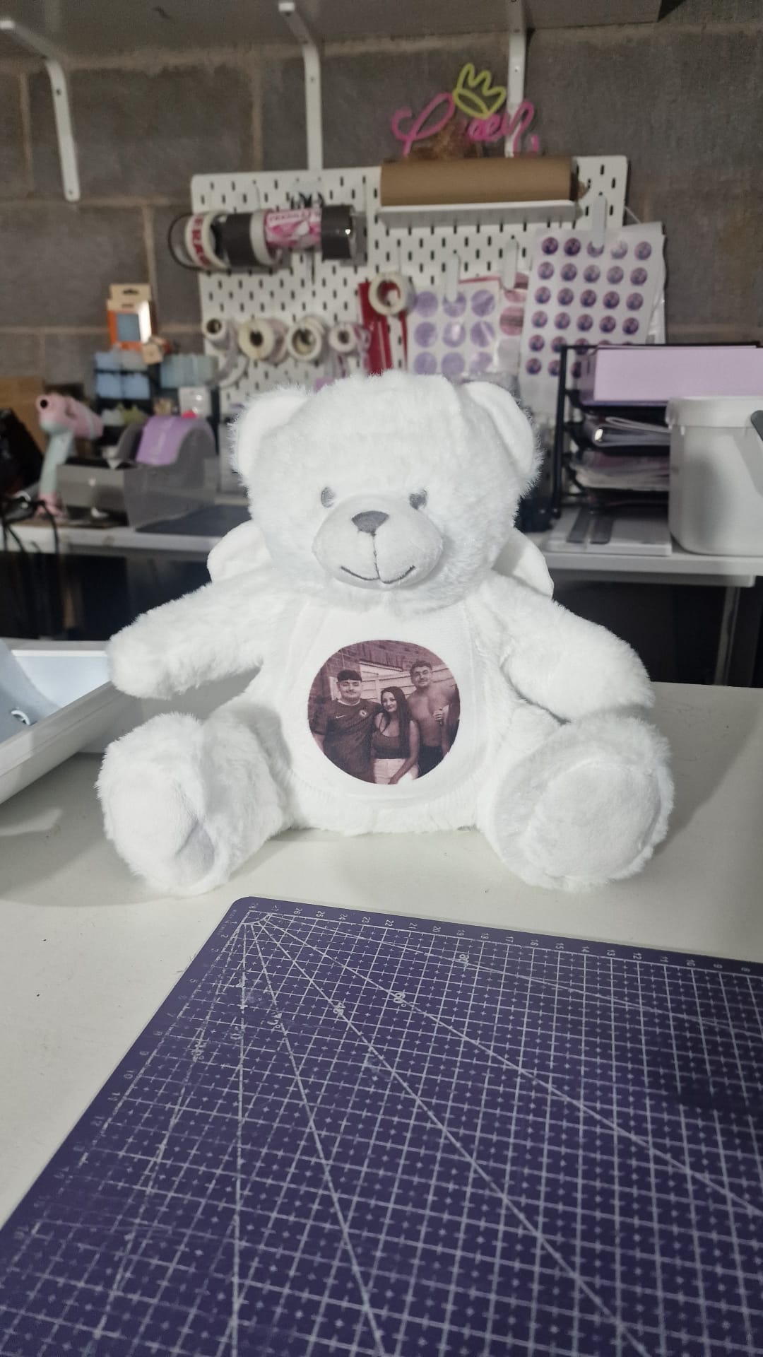 Personalised Teddy Bear | Custom Name, Message or Photo | Keepsake Gift - Small