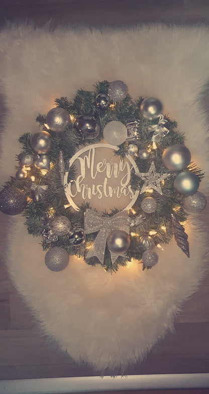 Personalised Custom Christmas Wreath