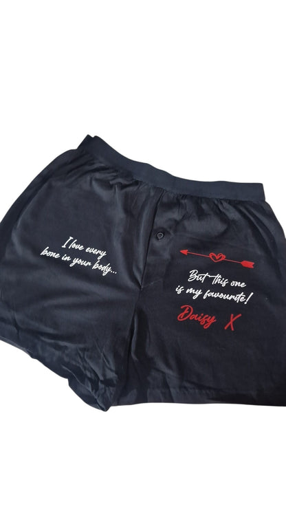 Personalised Funny Boxers | Custom Name & Message Boxer Shorts