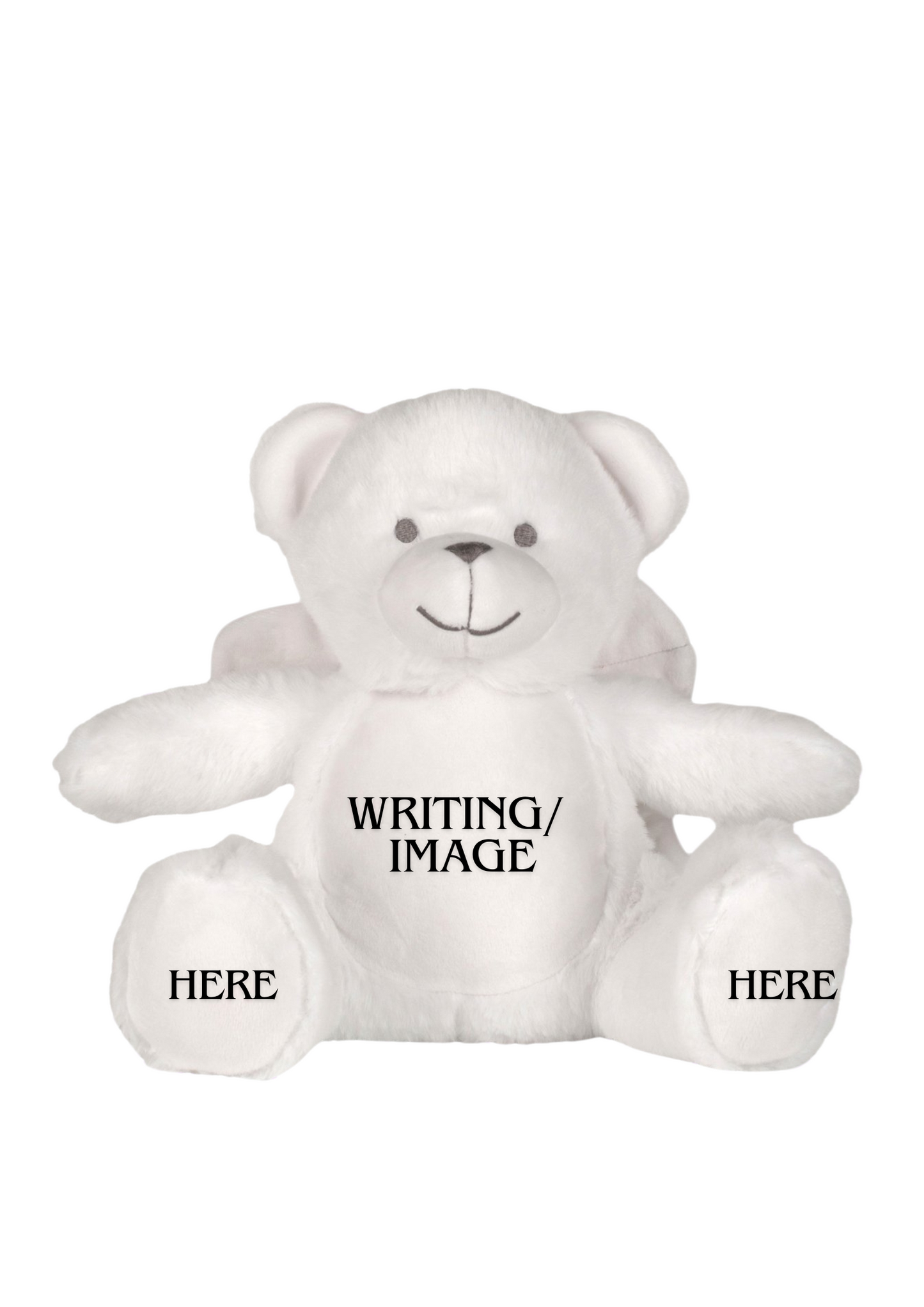 Personalised Teddy Bear | Custom Name, Message or Photo | Keepsake Gift - Small