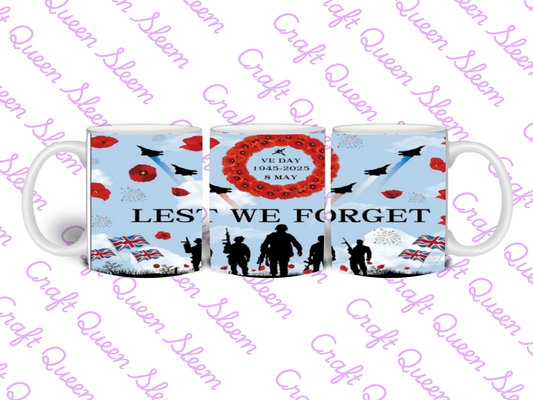 VE Day 80th Anniversary 11oz Ceramic Mug