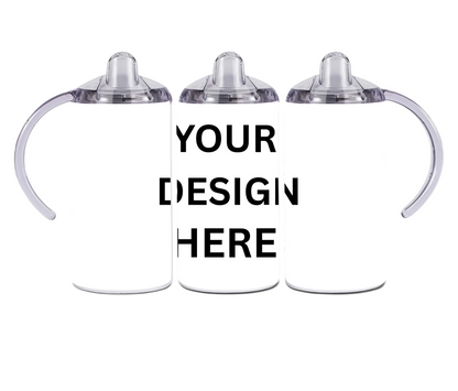 Custom Baby Sippy Cup – Personalised Toddler Training Cup with Handles