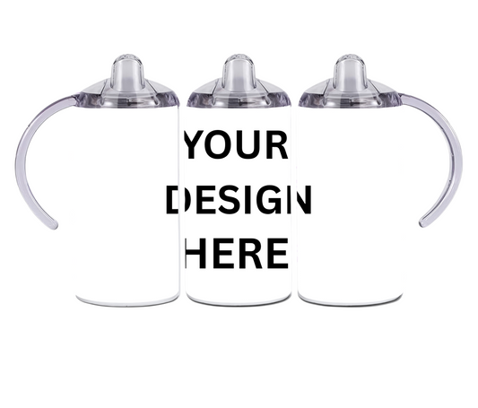 Custom Baby Sippy Cup – Personalised Toddler Training Cup with Handles