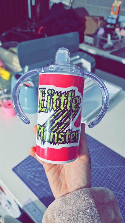 Custom Baby Sippy Cup – Personalised Toddler Training Cup with Handles