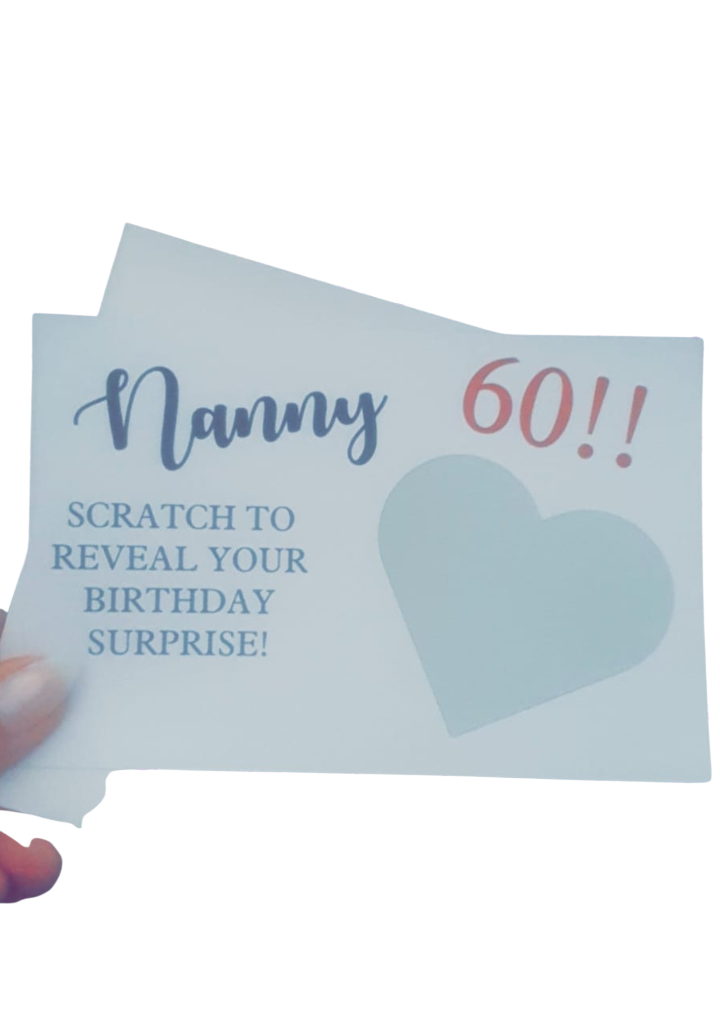 Personalised Scratch Reveal Birthday Card | Milestone Birthdays Presents Surprise