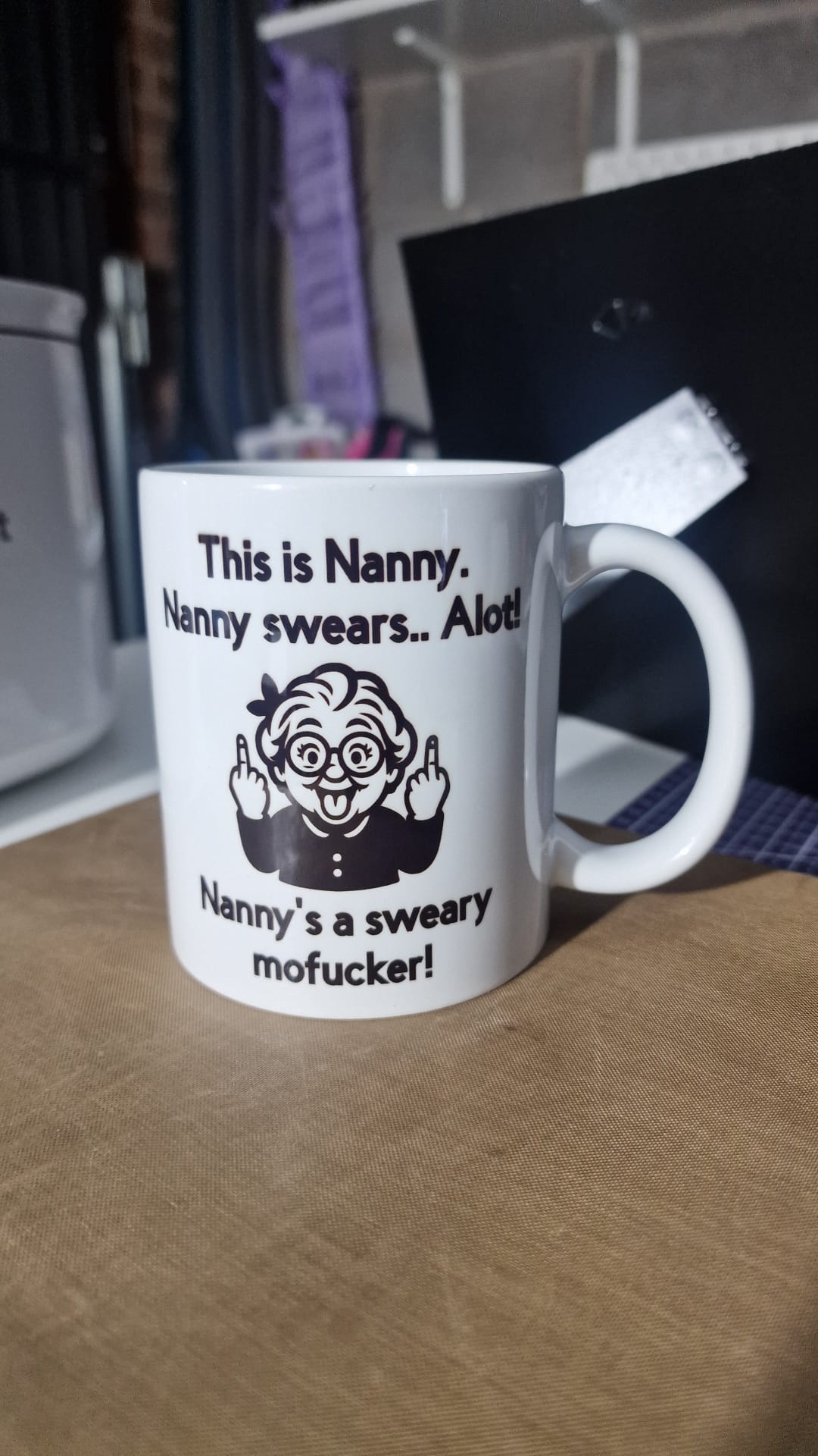 This Is Nanny… Nanny Swears A Lot! Funny Mug