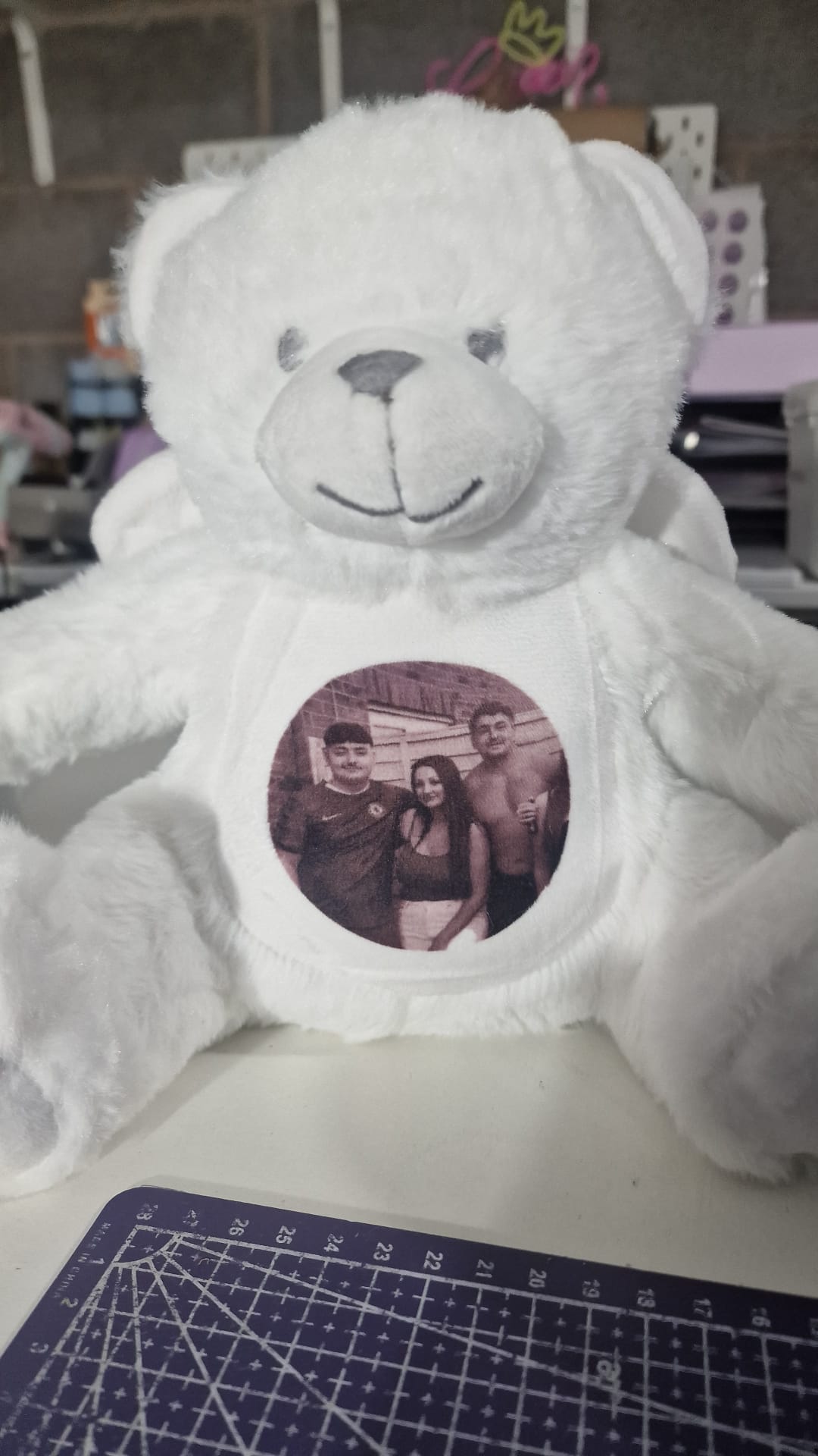 Personalised Teddy Bear | Custom Name, Message or Photo | Keepsake Gift - Small