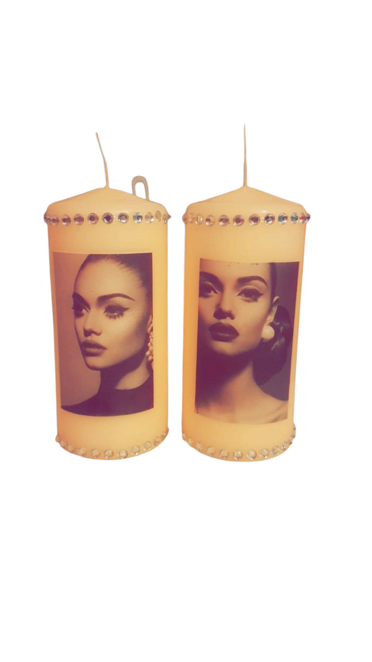 Custom Photo candles - Home Decor